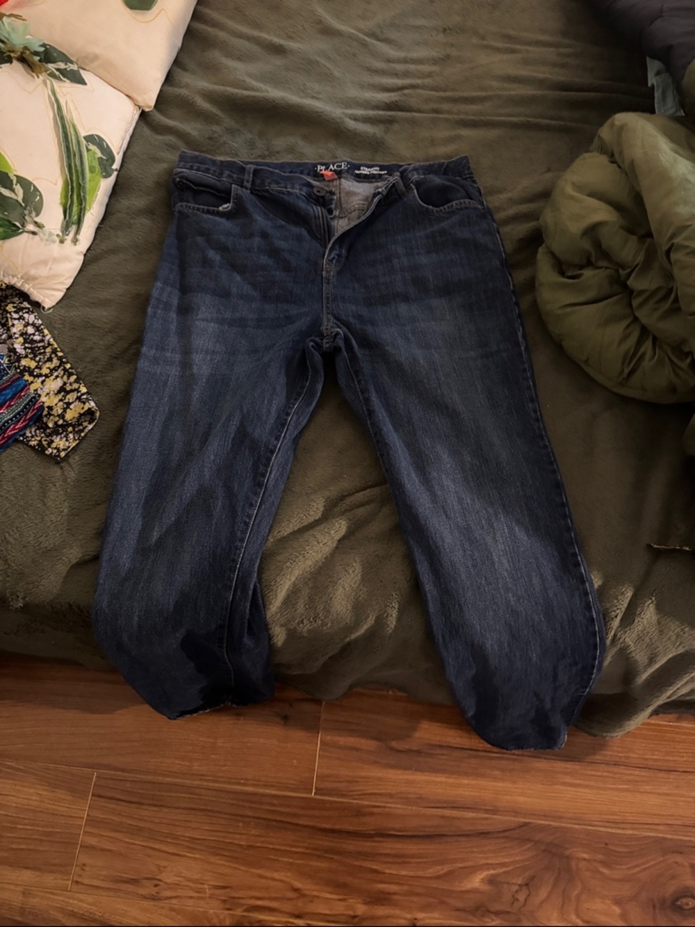 The Children's Place boy’sRelaxed Dark Blue Jeans